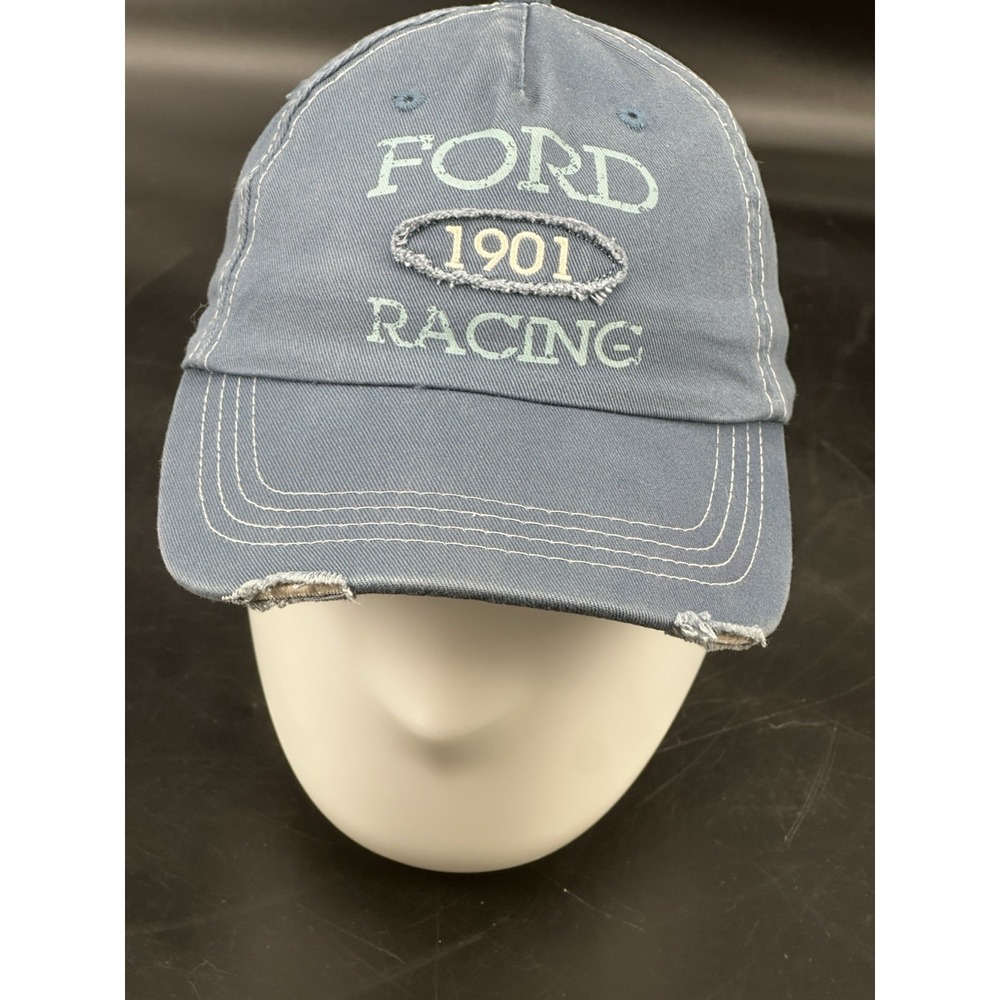 Ford Racing cap 1901 distressed blue embroidered One Size‎ strap back